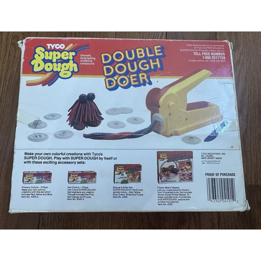 TYCO Super‎ Dough Double Dough Doer 1988 Vintage